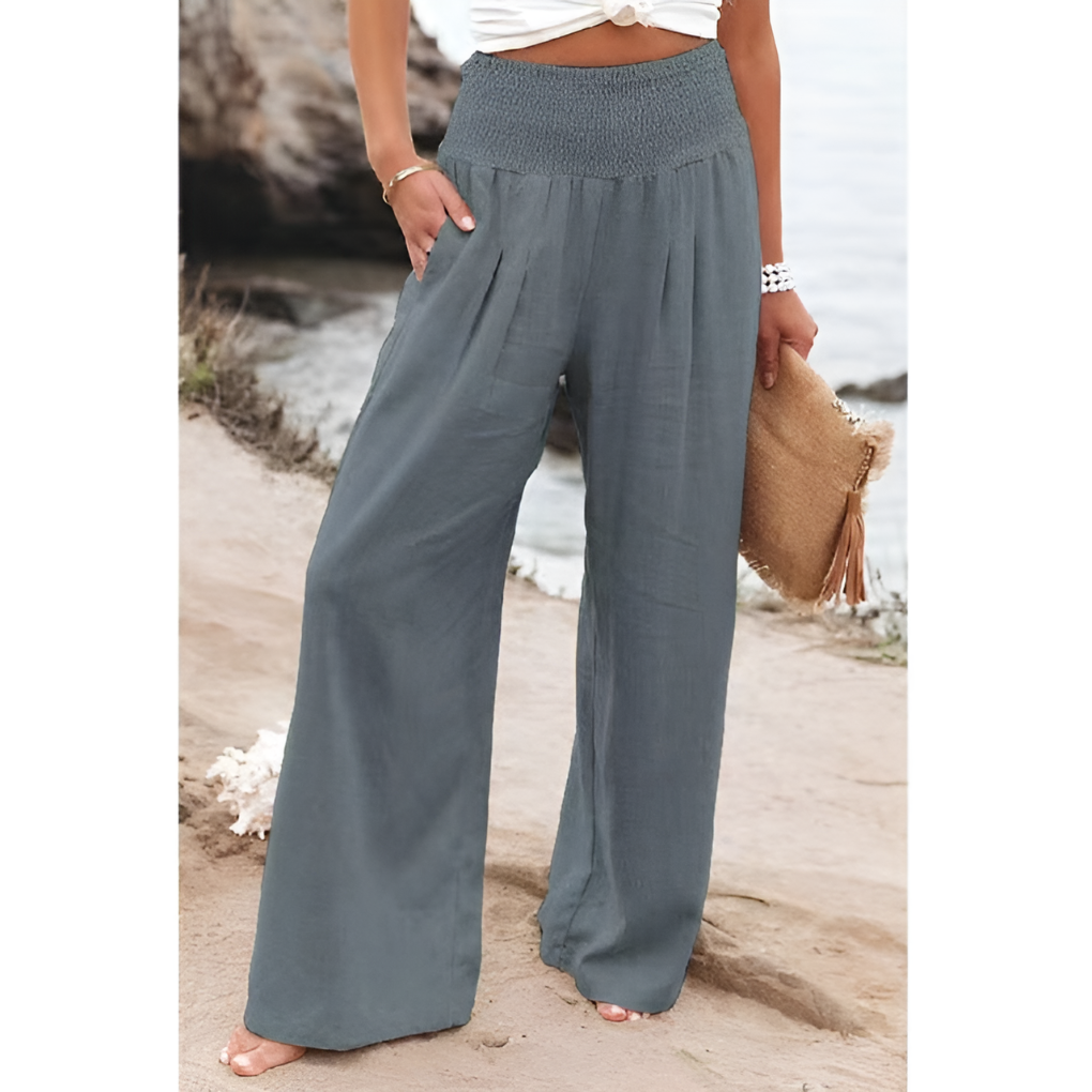 Comfortabele linnen broek voor dames