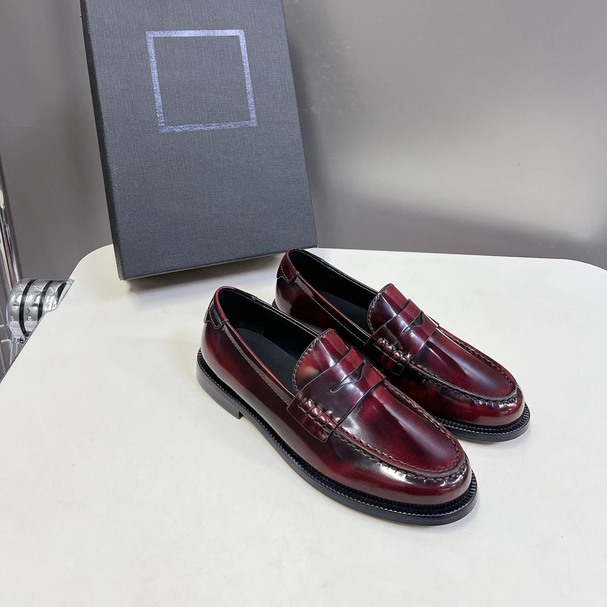 BritLoaf – Stijlvolle Leren Loafers voor Dames