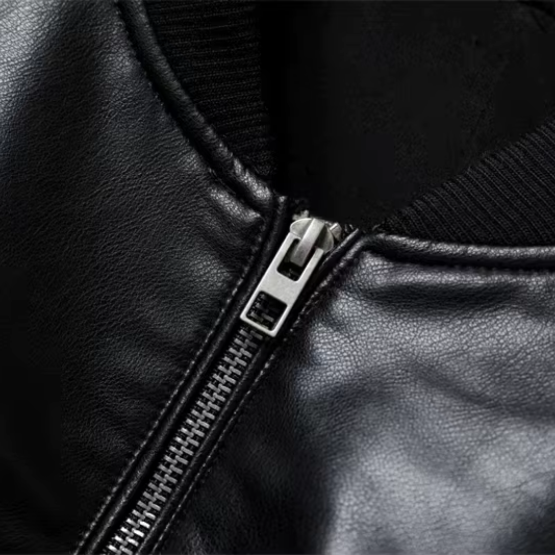 Nova – Faux Leren Bomberjack
