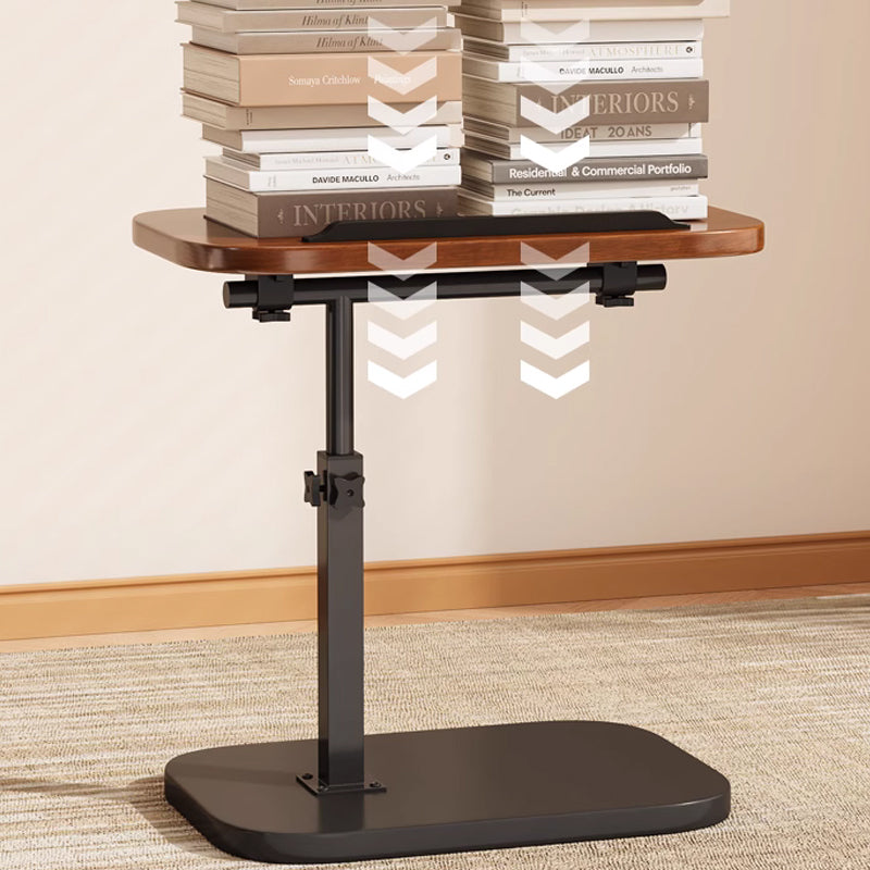 In hoogte verstelbare rolbare laptoptafel met 360° draaibaar tafelblad, 45–80 cm, draagvermogen 30 kg