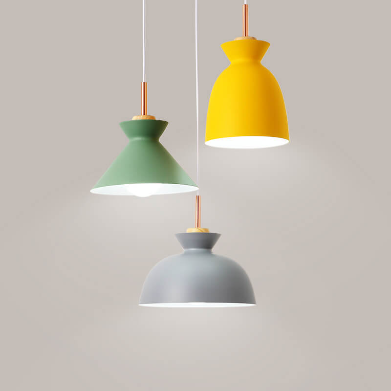 jouwwinkelLite Scandinavische Hanglamp | Design in Metaal | 1-Lichts | Moderne Kleuropties
