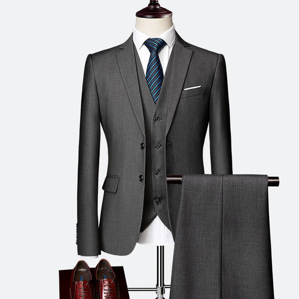 Jonah – luxe 3-delig Slim Fit Pak Heren