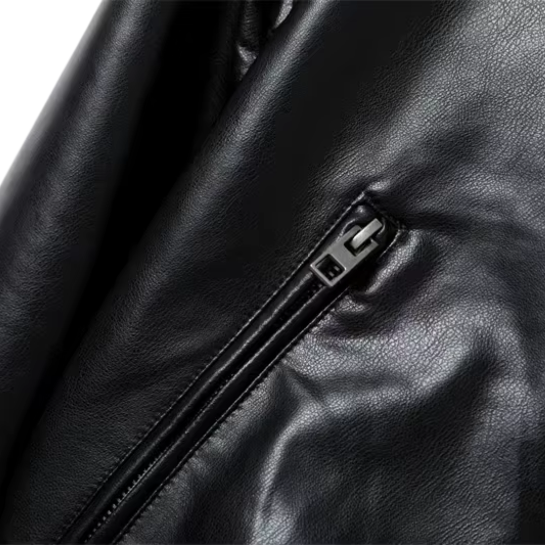 Nova – Faux Leren Bomberjack