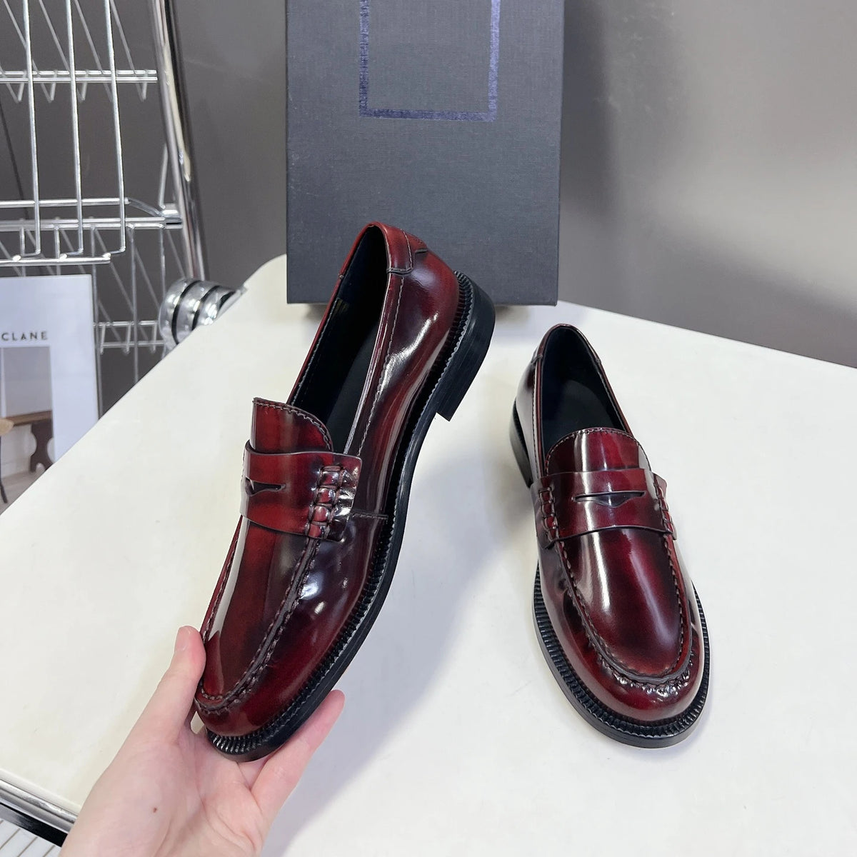BritLoaf – Stijlvolle Leren Loafers voor Dames