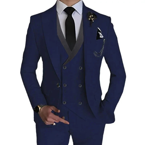 Cambridge – Stijlvol 3-delig Slim Fit Pak Heren
