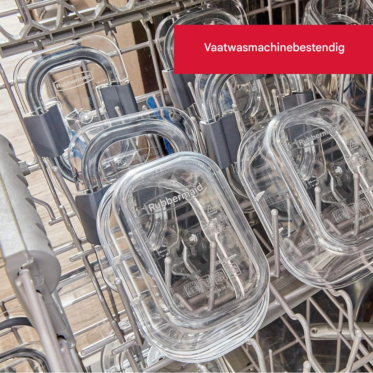 Rubbermaid Brilliance Voedselopslag Bakken - BPA-vrij, Luchtdicht & Stapelbaar