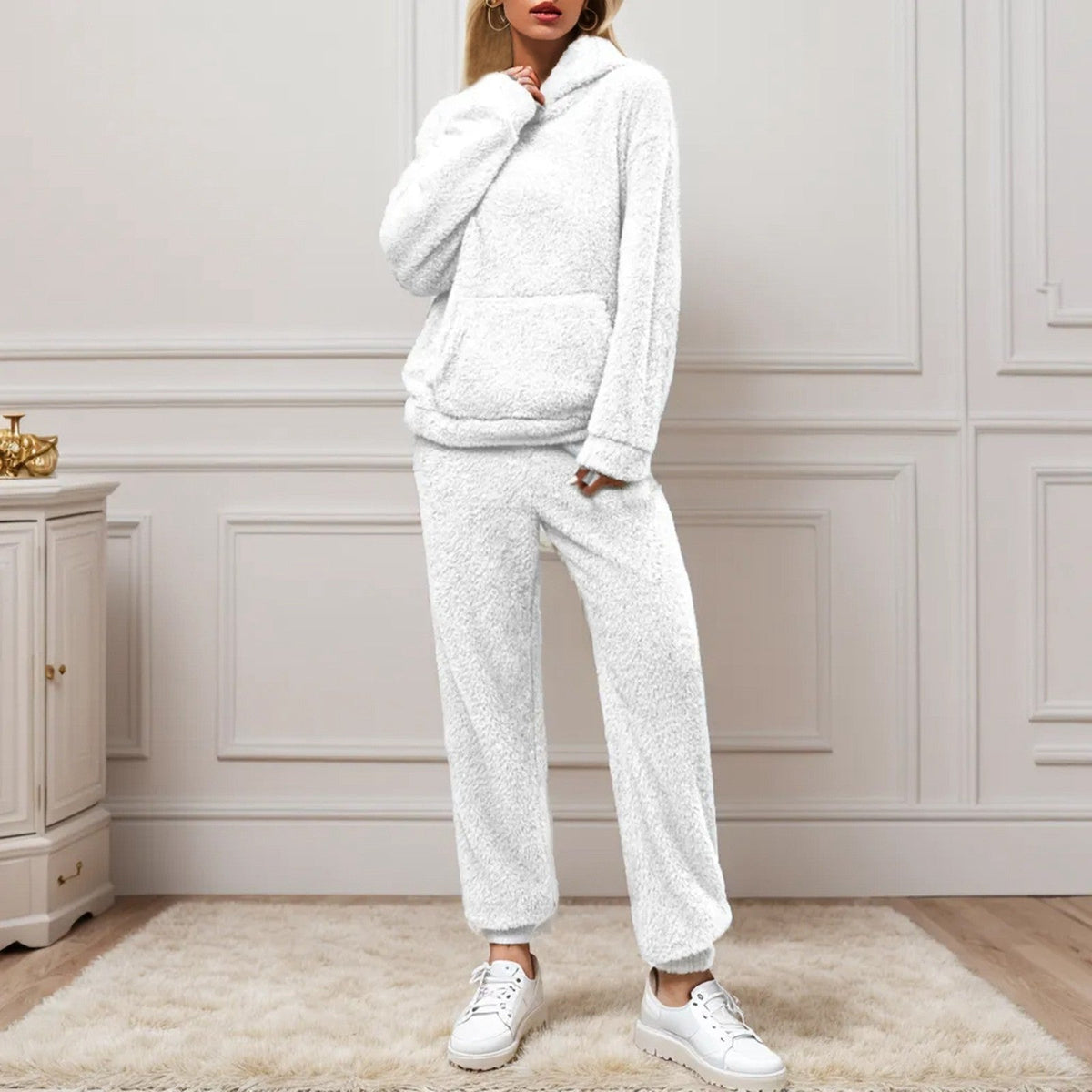 Tweedelig huispak voor de winter voor dames