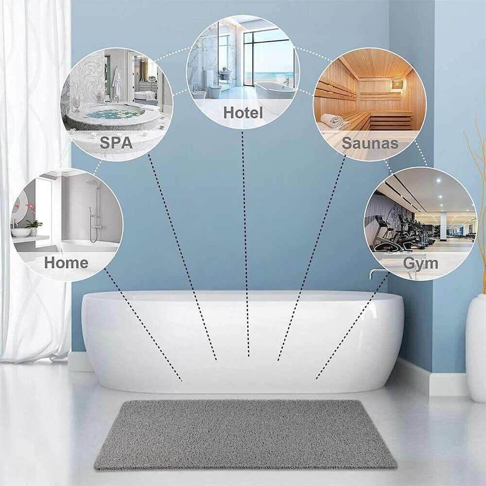Antislip douchemat met afwatering