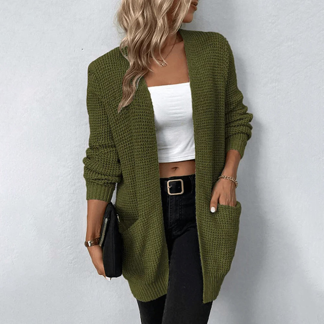 Olea - trendy Gebreid Vest Voor Dames