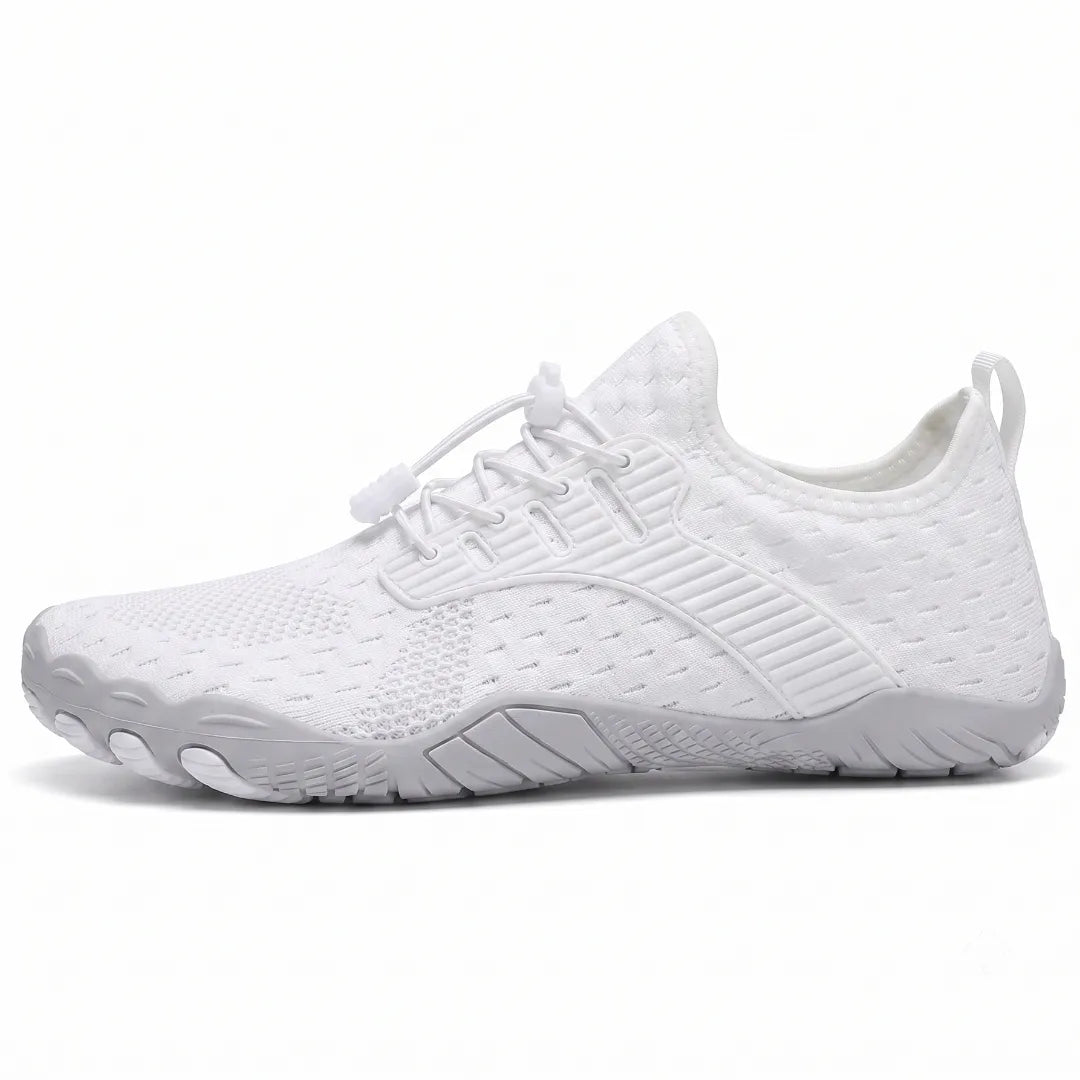 Barefoot sneaker voor dames met brede neus en flexibele zool