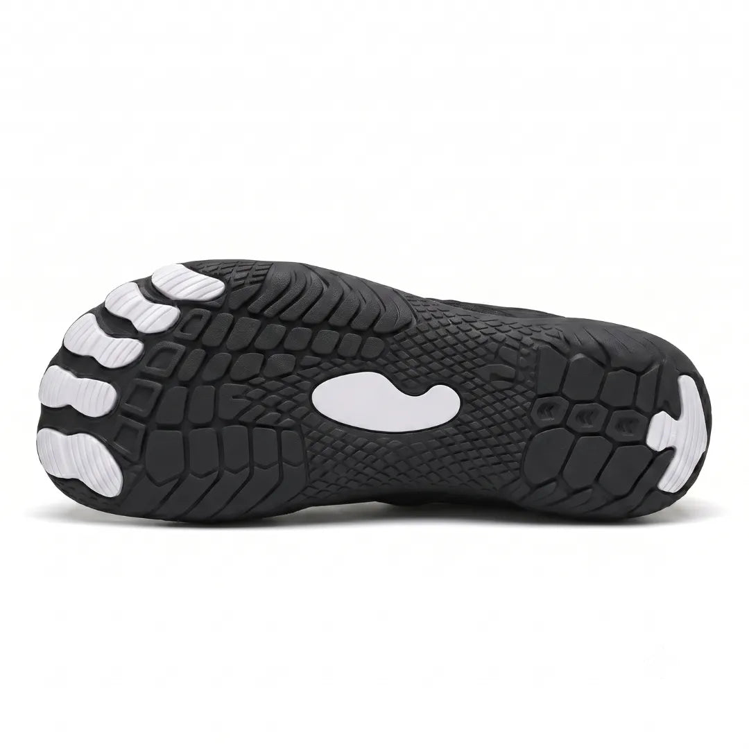 Barefoot sneaker voor dames met brede neus en flexibele zool