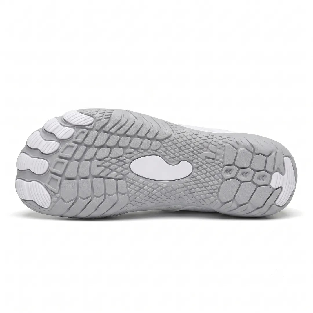 Barefoot sneaker voor dames met brede neus en flexibele zool