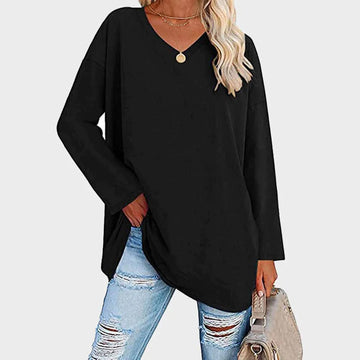 Aiah – elegante Top met lange Mouwen