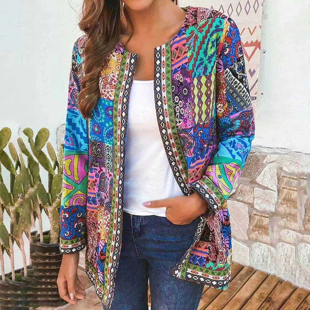 Gebreid Damesvest Retro stijl