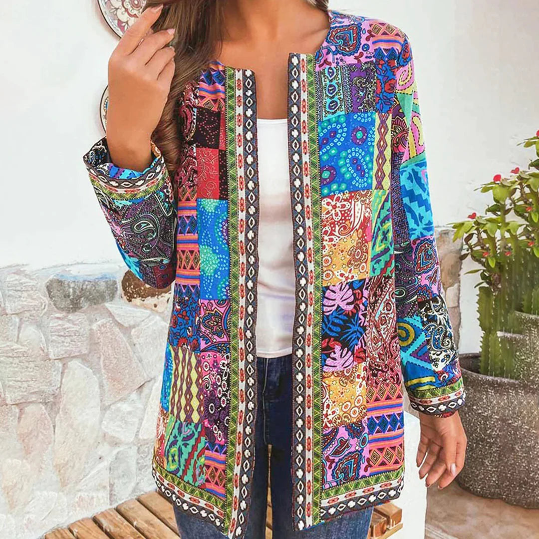 Gebreid Damesvest Retro stijl