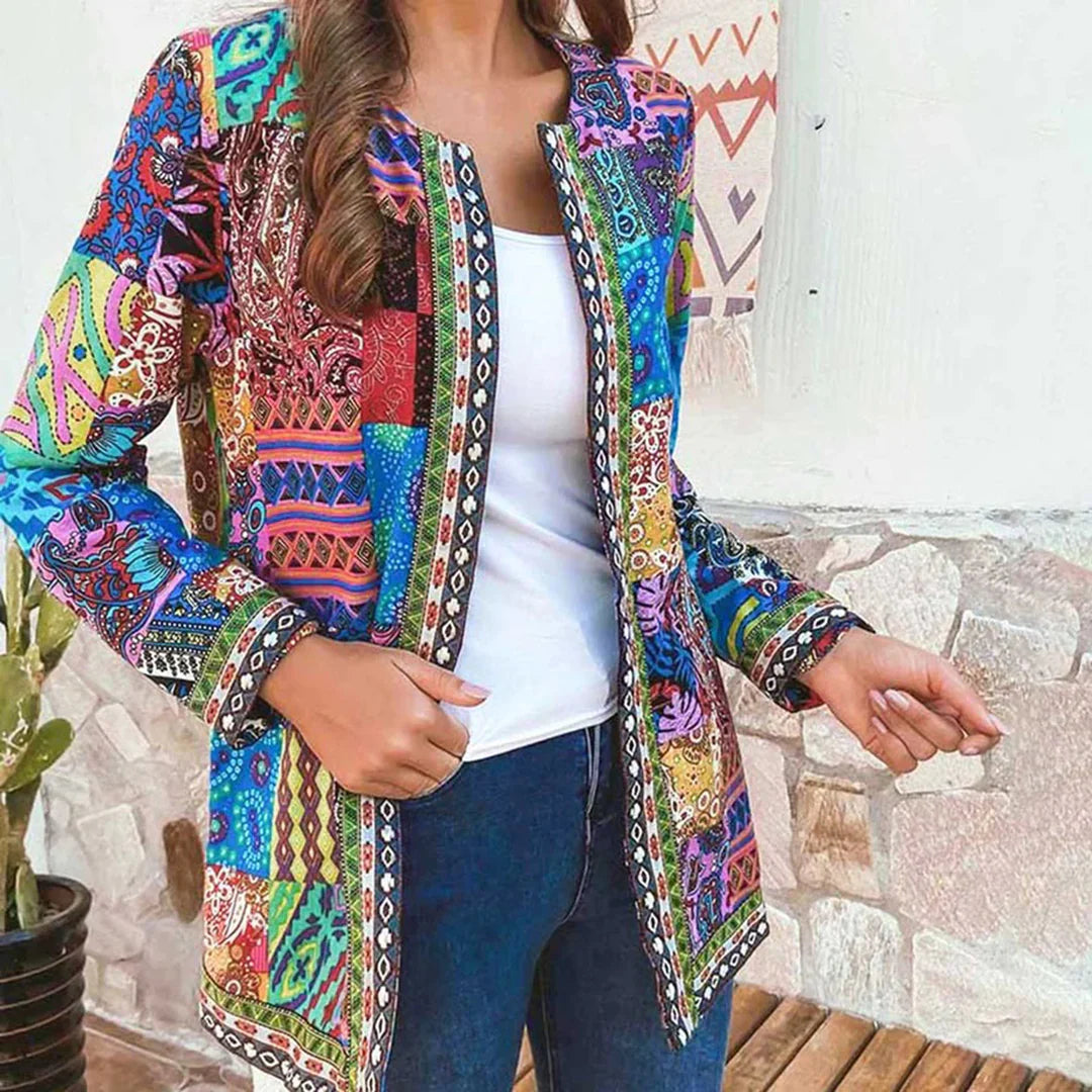 Gebreid Damesvest Retro stijl