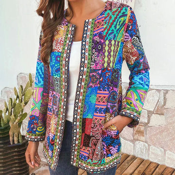 Gebreid Damesvest Retro stijl