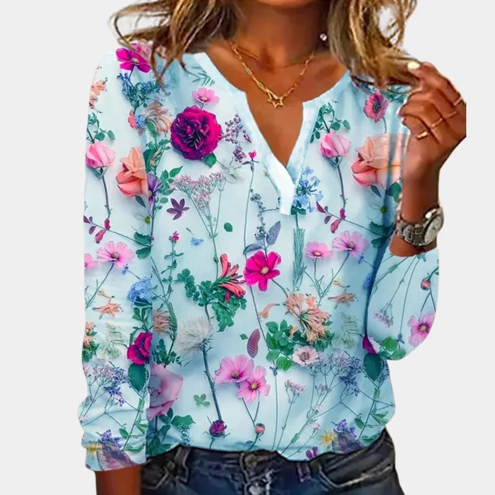 Maelle – Casual Gebloemde Blouse Dames