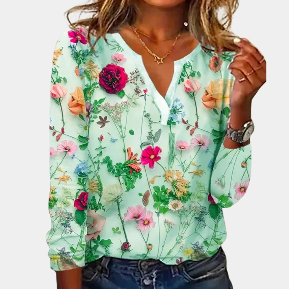 Maelle – Casual Gebloemde Blouse Dames