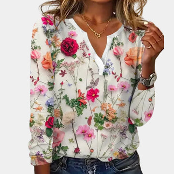 Maelle – Casual Gebloemde Blouse Dames