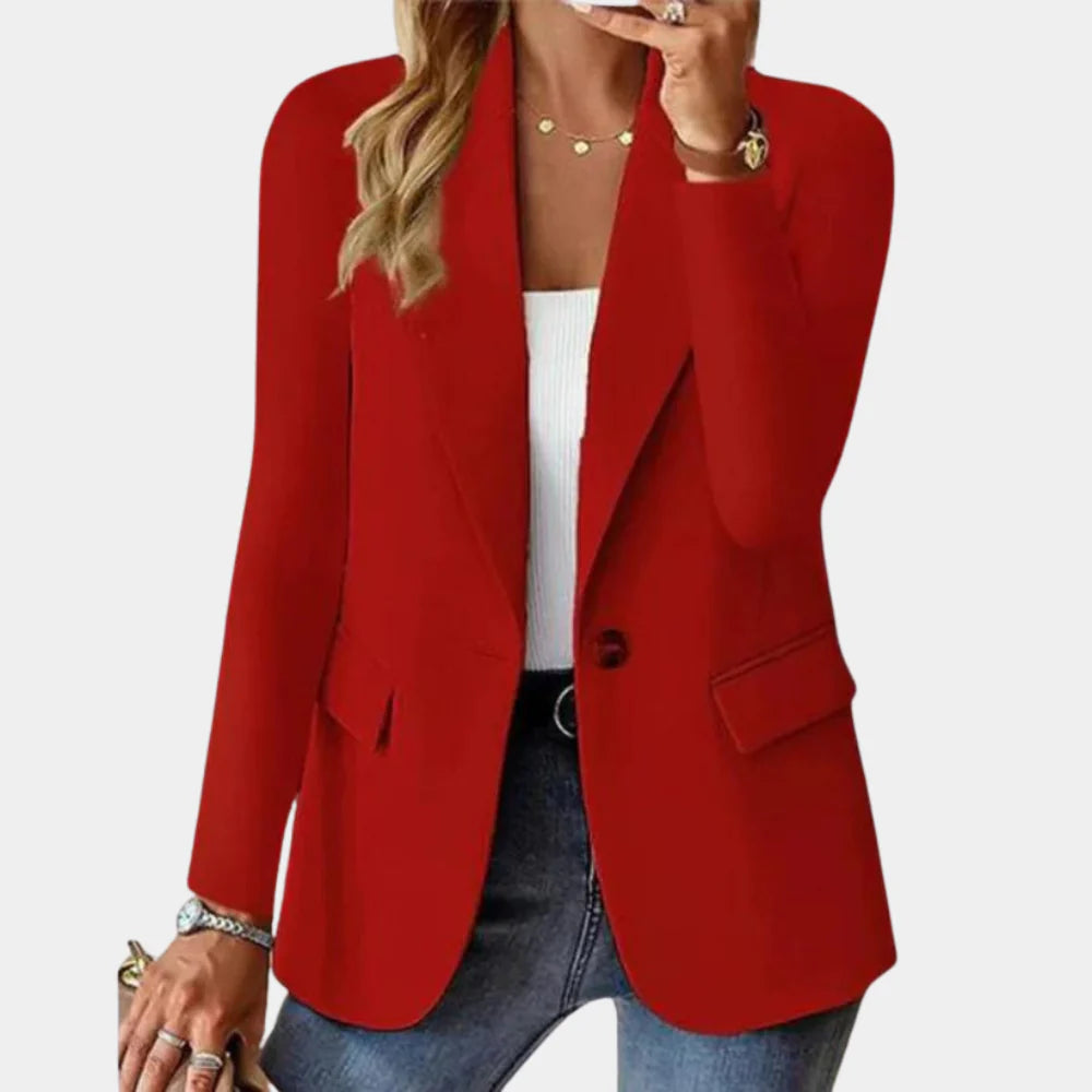 Elise – Getailleerde Zomerblazer met Stretch Dames