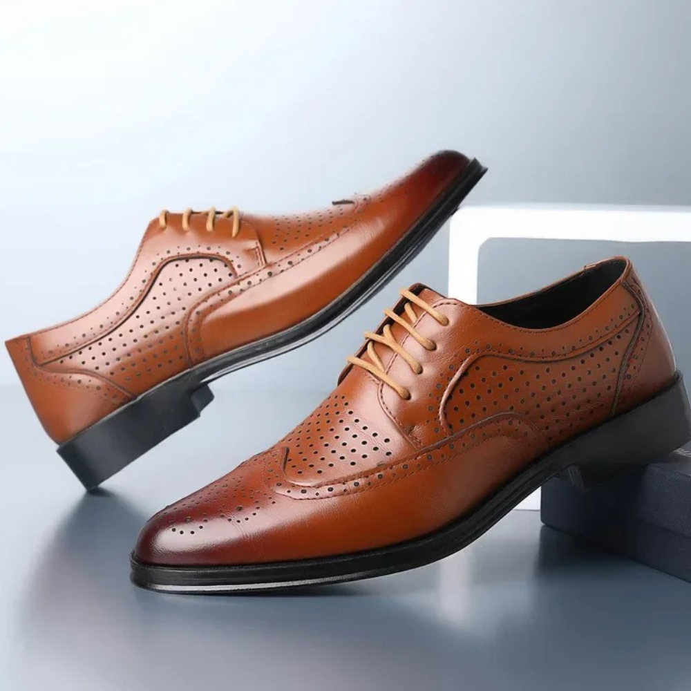 Alvion - Leren Oxford-schoenen voor heren