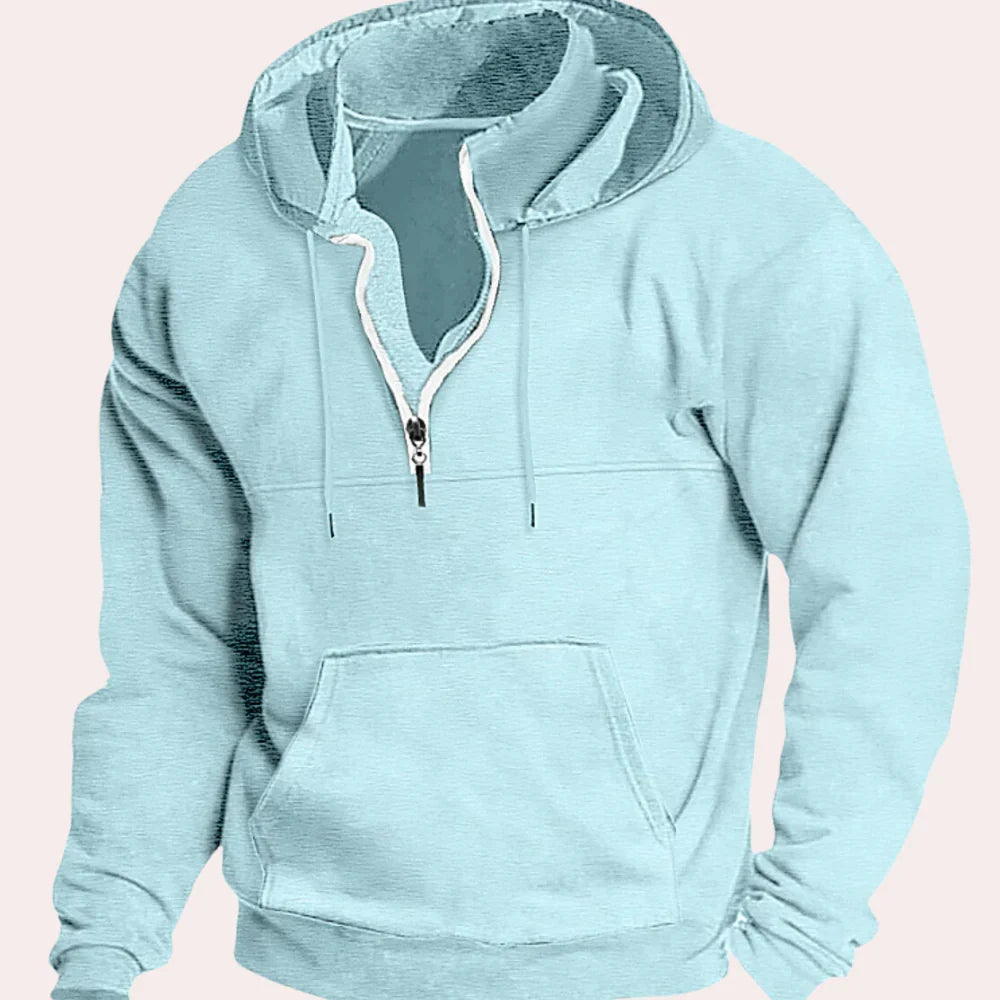 Katoenen sweatshirt met capuchon voor heren