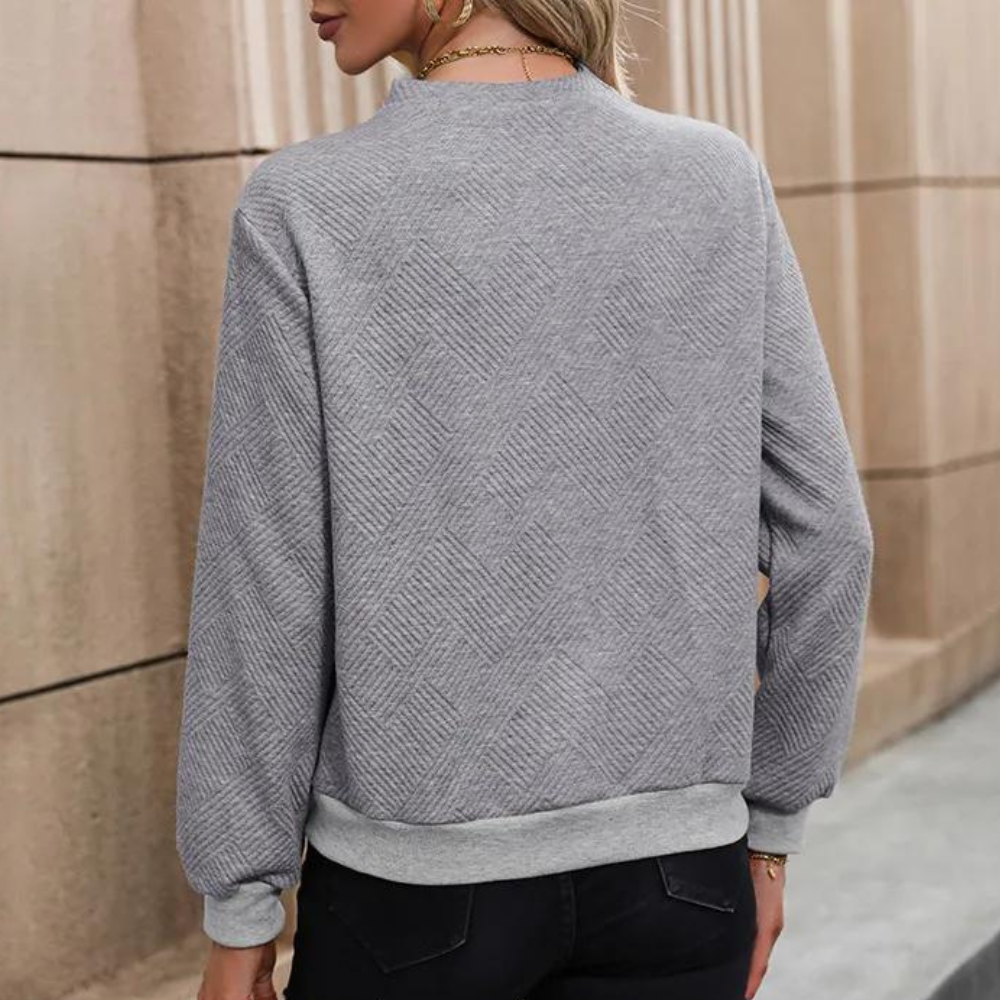 Pullover met gekruist detail voor dames