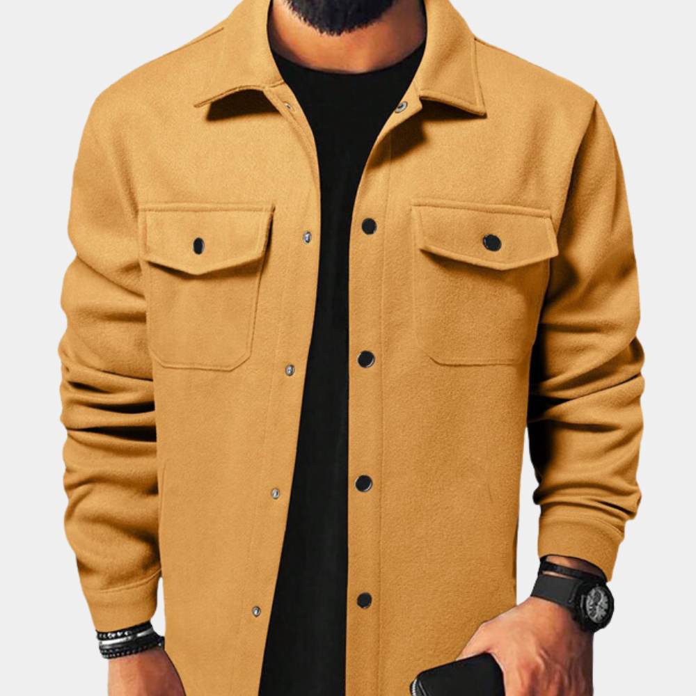 Button-down jas voor heren