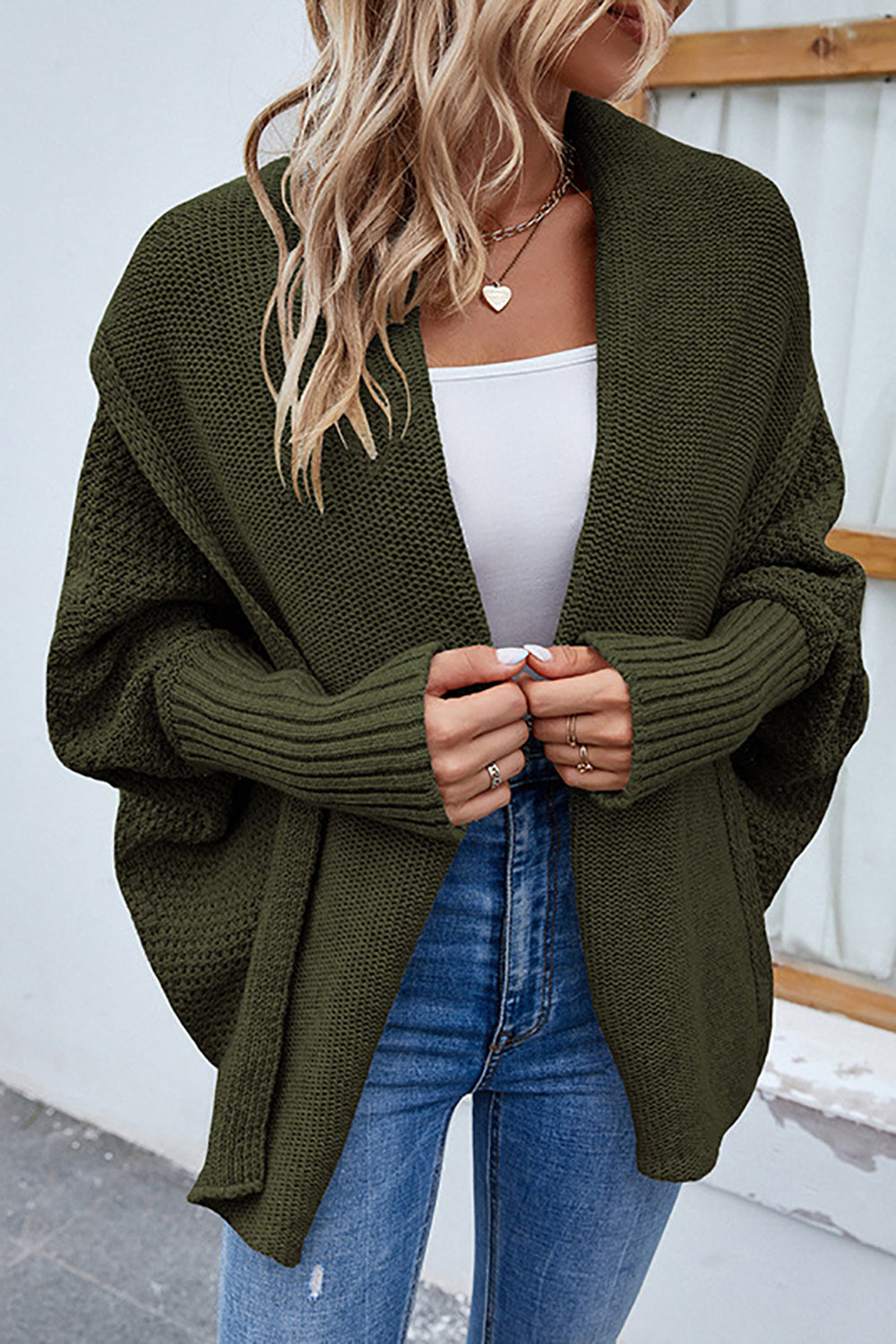 Trendy Gebreide Dames Cardigan - Vintara