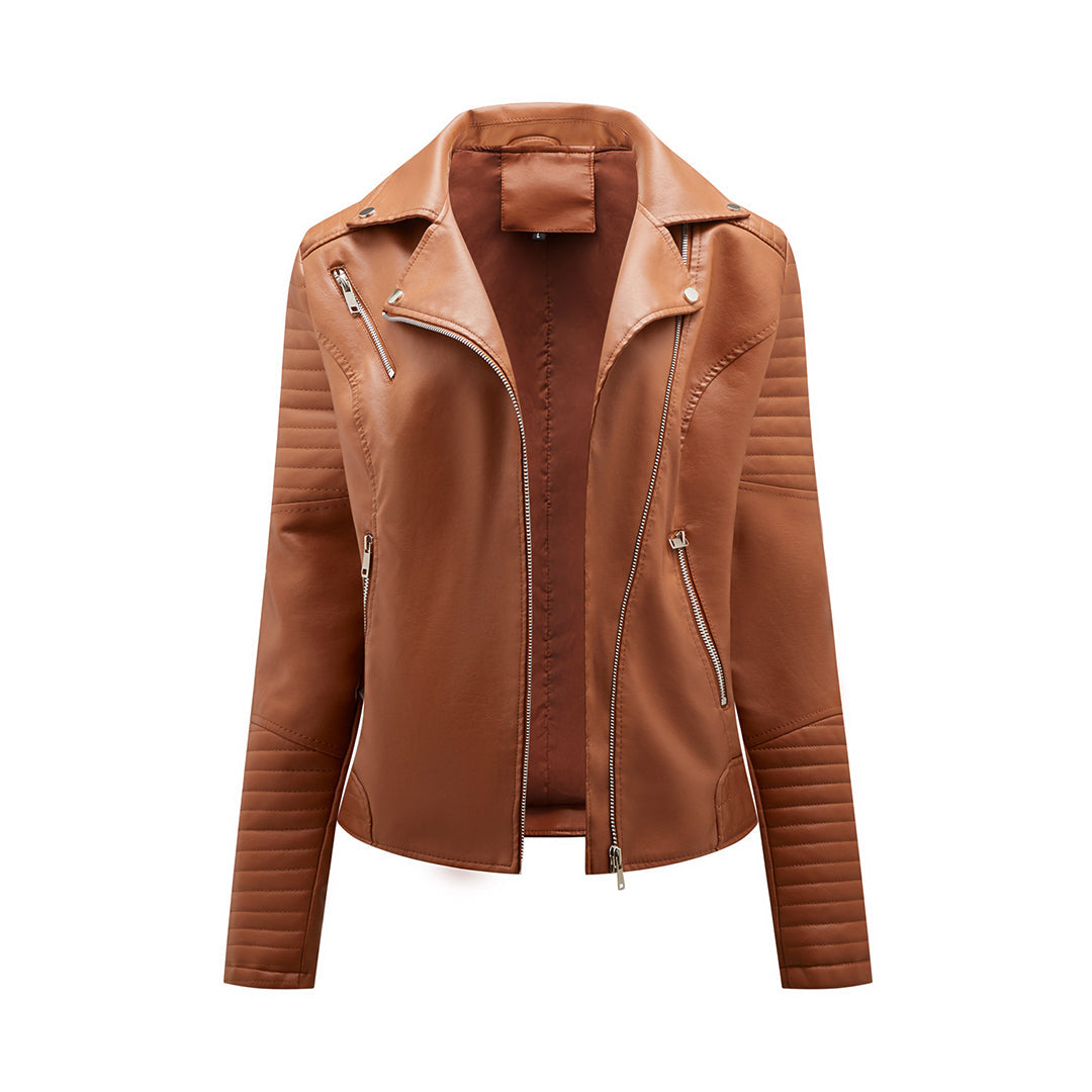 Trendy leren Jas Voor Dames - Jaimy