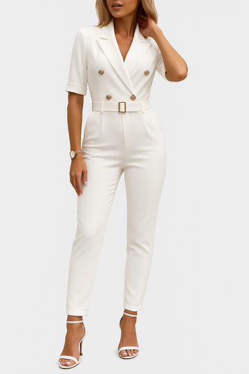 Jumpsuit met ceintuur voor dames