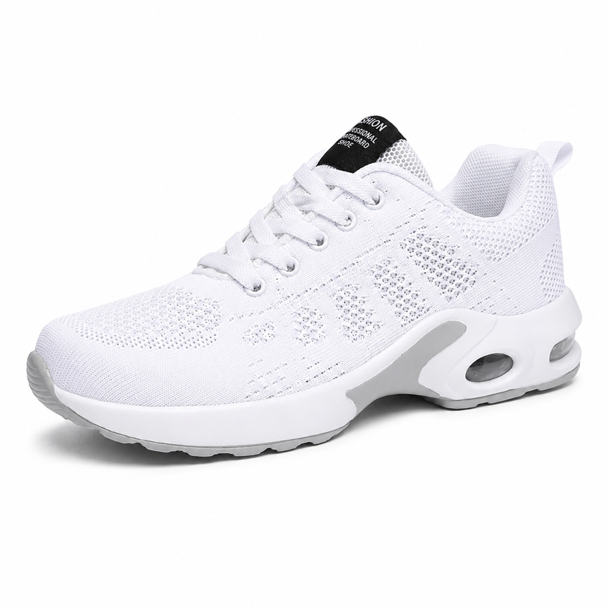 Lichte orthopedische damessneakers met ademend mesh en gevoerde zool