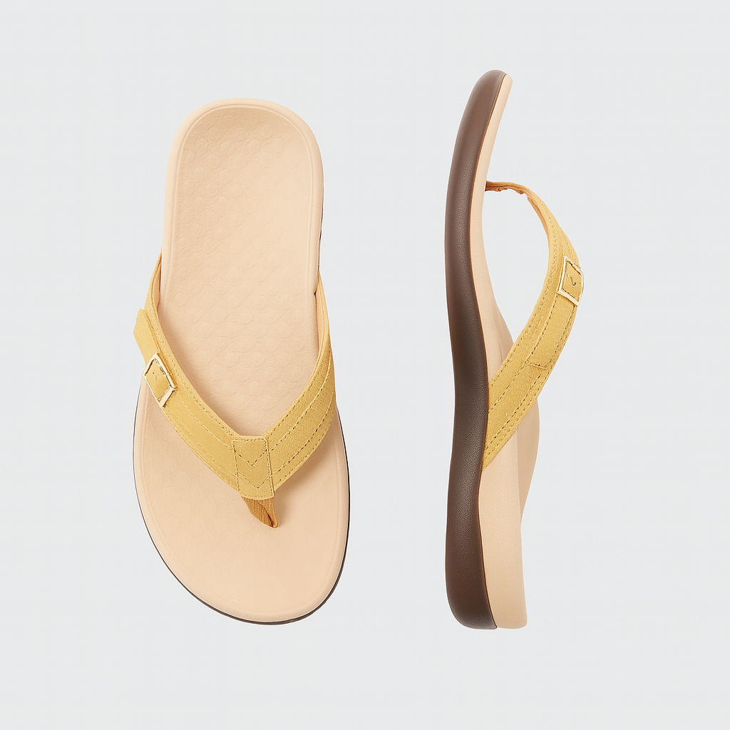 Slippers met voorgevormd voetbed voor dames