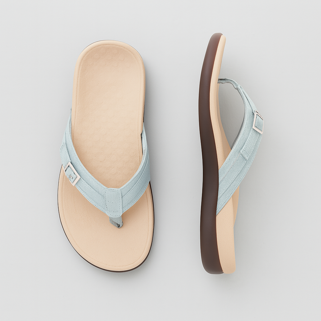 Slippers met voorgevormd voetbed voor dames