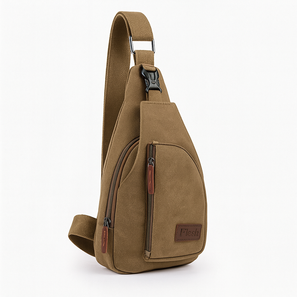 Compacte crossbody-borsttas