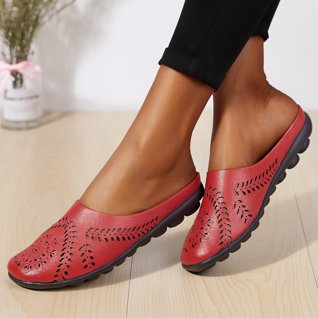 Orthopedische leren sandalen met alledaags comfort