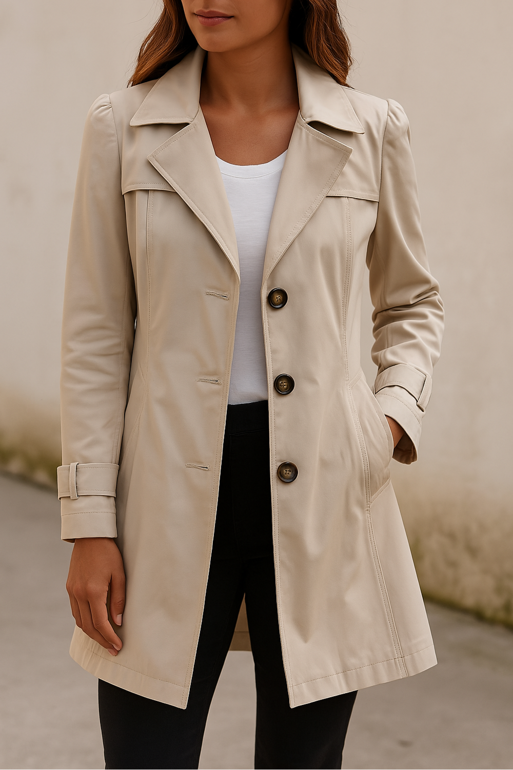 Dames tussenjas Trenchcoat - ideaal voor de lente