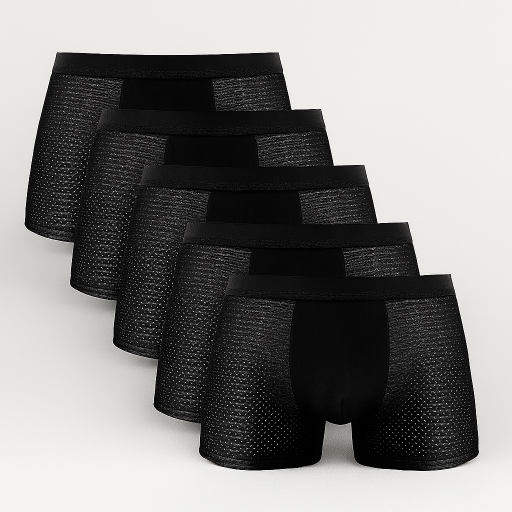 Mesh boxershorts voor heren, 5-pack