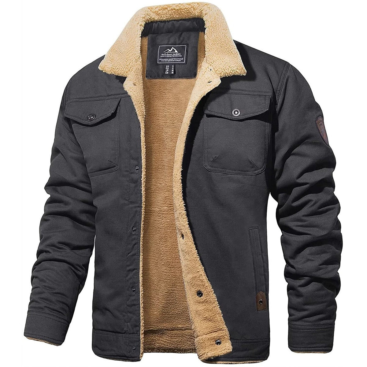 Warme Winter Bontjas Voor Heren - Steve