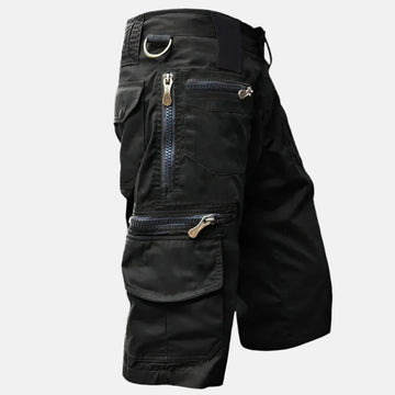 Cargoshorts voor heren met knielange pasvorm