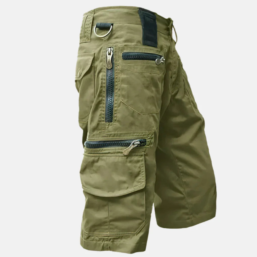 Cargoshorts voor heren met knielange pasvorm
