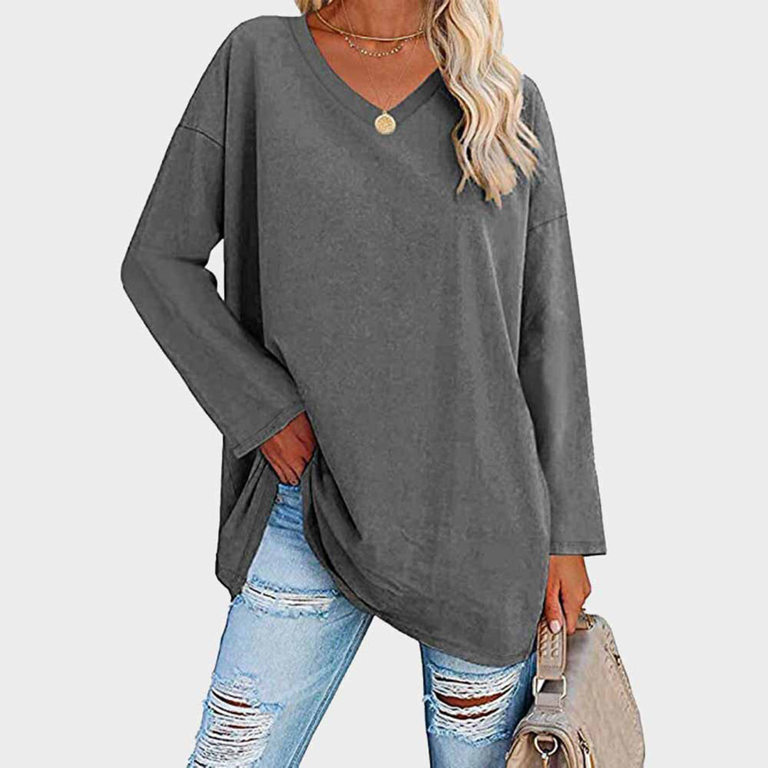 Aiah – elegante Top met lange Mouwen
