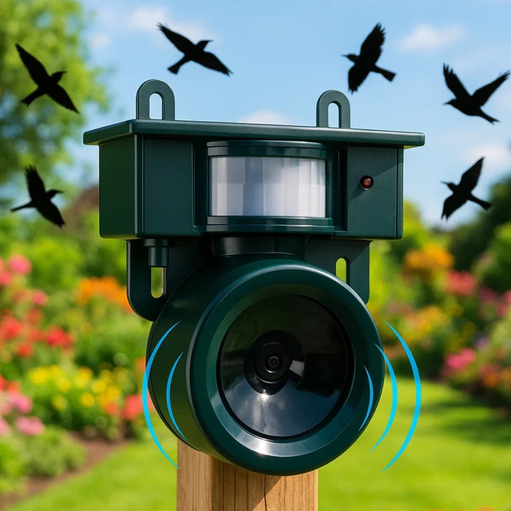 Premium vogelverjager met bewegingssensor