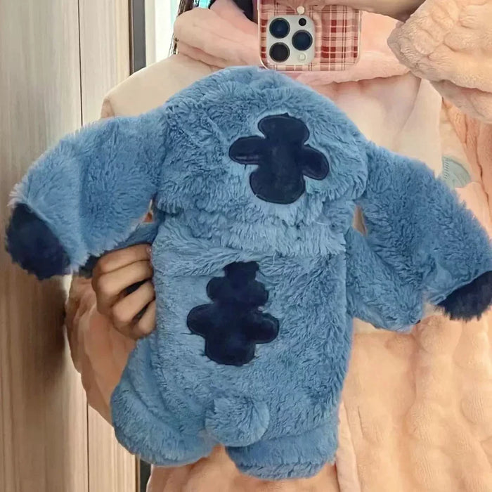 Warmwaterkruik met pluchen knuffelhoes