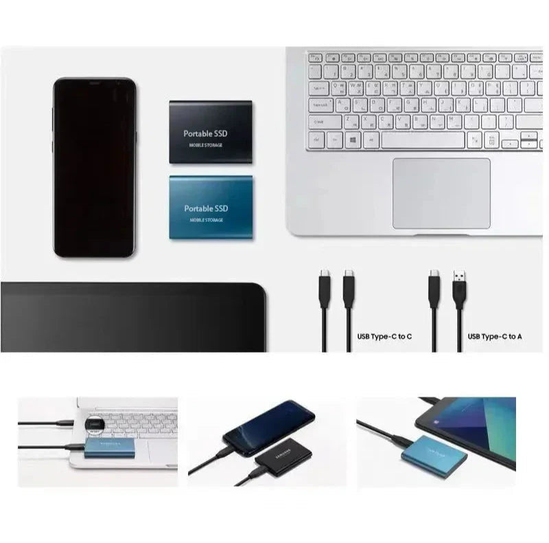 Draagbare SSD – hoge snelheid, compact ontwerp
