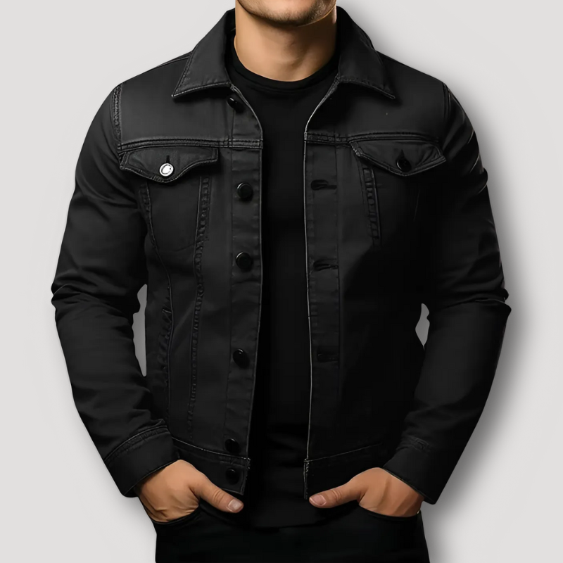 Trendy Warme Spijkerjas Met Voering Voor Heren - Jayson