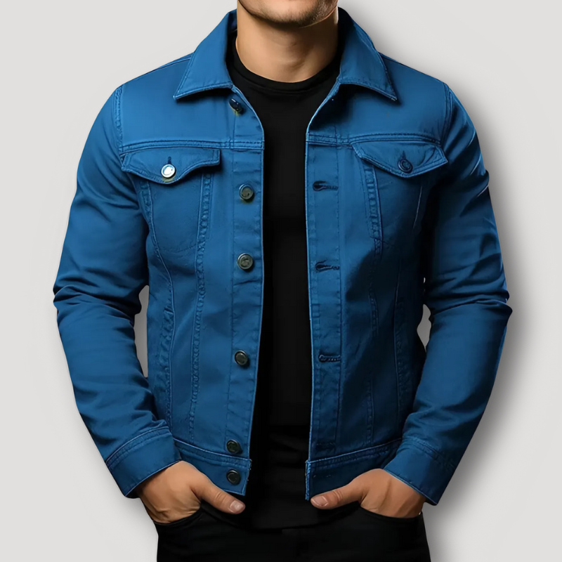 Trendy Warme Spijkerjas Met Voering Voor Heren - Jayson