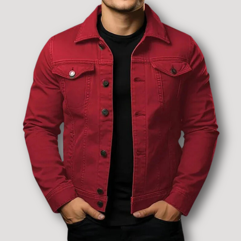 Trendy Warme Spijkerjas Met Voering Voor Heren - Jayson