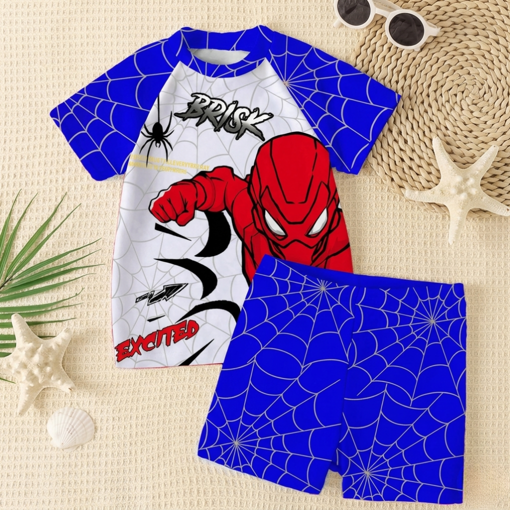 Zwemset met T-Shirt en Shorts voor Jonge Jongens